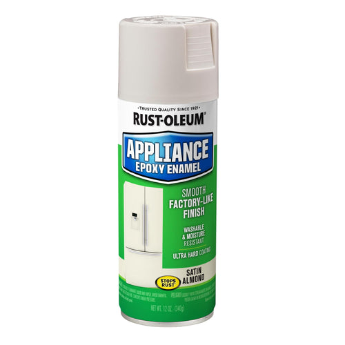 Rust-Oleum 7882830 Specialty Appliance Epoxy Spray Paint, 12 oz, Almond (Pack of 1)