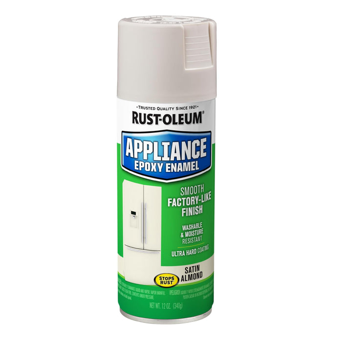 Rust-Oleum 7882830 Specialty Appliance Epoxy Spray Paint, 12 oz, Almond (Pack of 1)