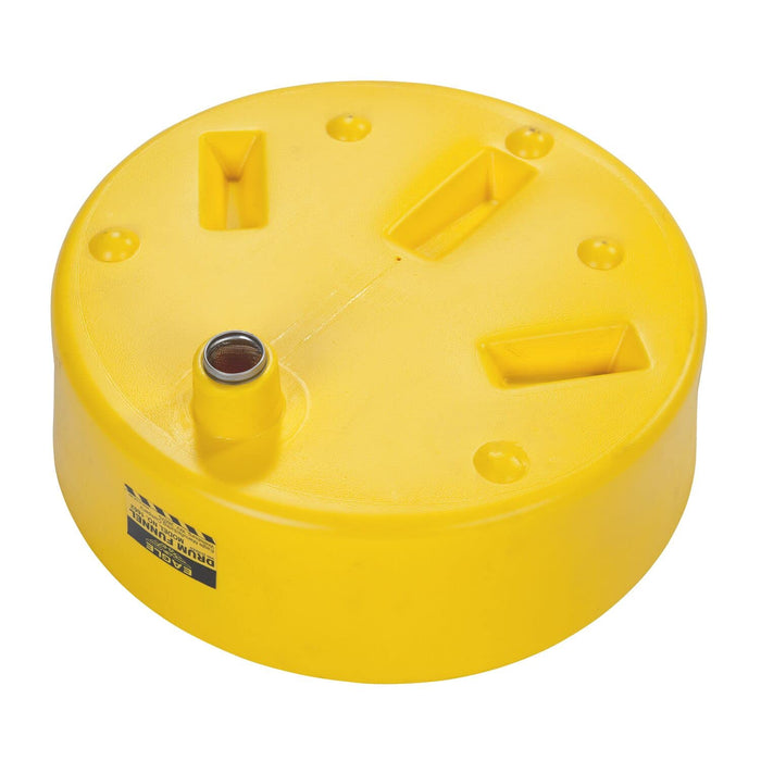 Eagle 1662 Drum Funnel with Brass Screen, 18" Diameter x 7" Height, Yellow