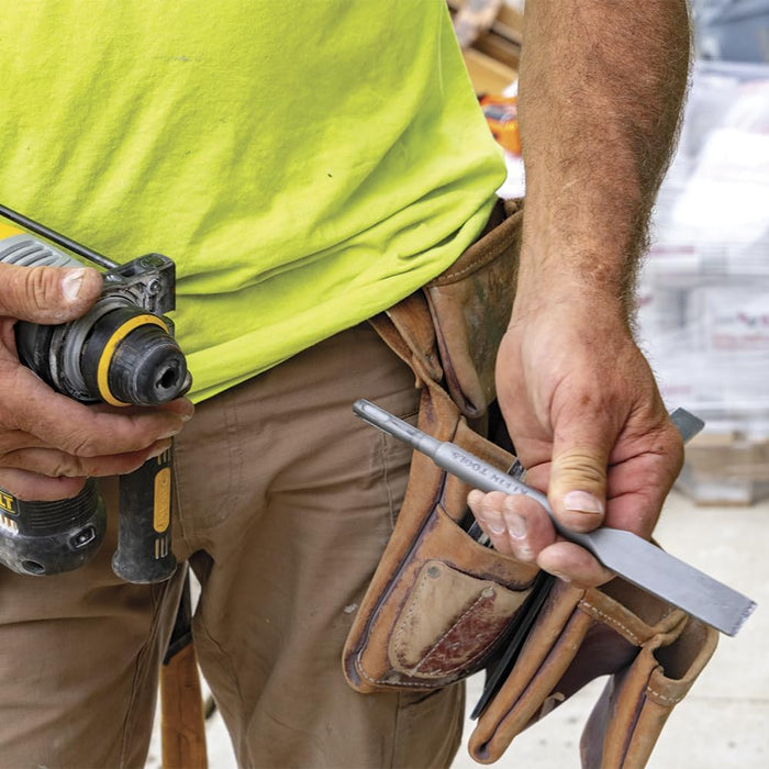 Klein Tools 32755SD SDS Chisel Bit Set with Handle 6-Piece