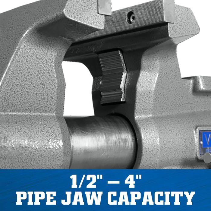 Wilton Mechanics Pro Bench Vise, 8" Jaw Width, 8-1/2" Jaw Opening, 4-1/2" Throat (Model 880M)