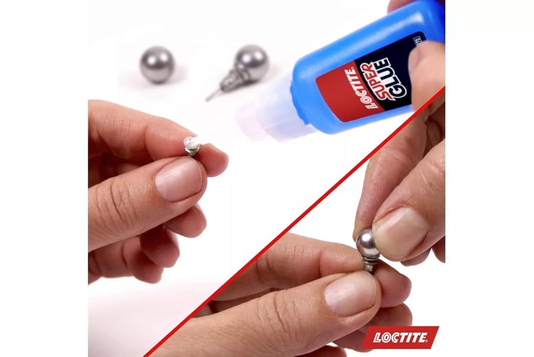 Loctite 1365882 Super Glue Professional Liquid, Clear, 0.7 fl oz Bottle, Superglue for Plastic, Wood, Metal, Crafts & Repair, Cyanoacrylate Adhesive Instant Glue, Quick Dry (Pack of 2)
