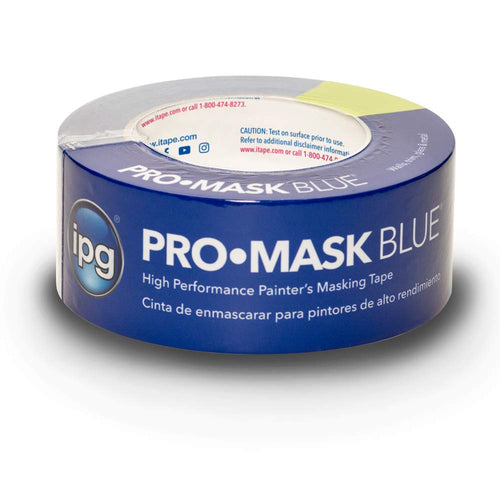 IPG ProMask Blue, 14-Day Painter's Tape, 1.88" x 60 yd, Blue, (Single Roll)
