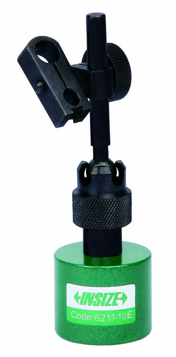 INSIZE 6211-10E Mini Magnetic Stand, Applicable Holding Stem, 1/4" Diameter, 3/8" Diameter