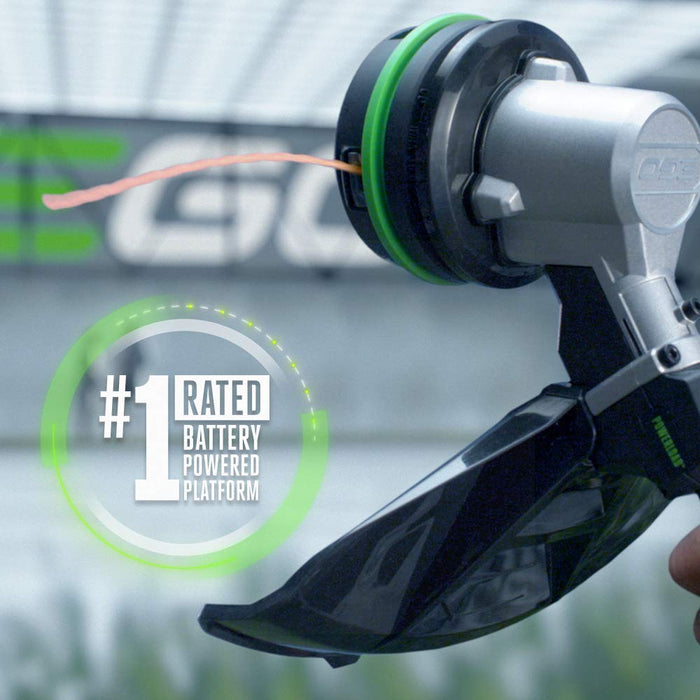 EGO Power+ 15 In. String Trimmer with Powerload and Carbon Fiber Straight Shaft with 5.0Ah Battery and Charger Included