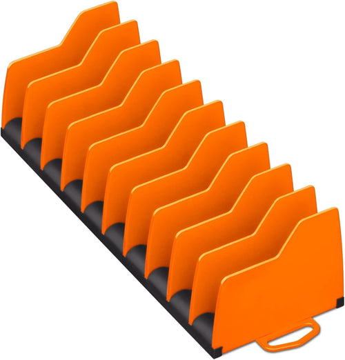 Ernst Manufacturing 5502 Plier Pro Premium No-Slip Plier Holder Rack in Vibrant Orange – Tool Organizer for Pliers - Made in USA