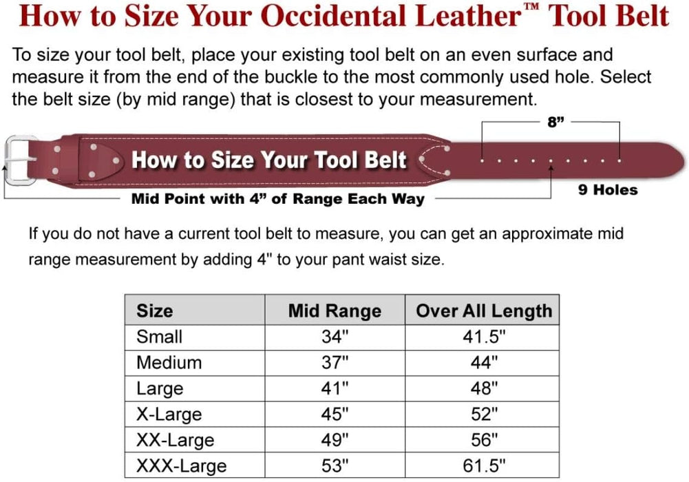 Occidental Leather 8089 SM OxyLights 7 Bag Framer Set