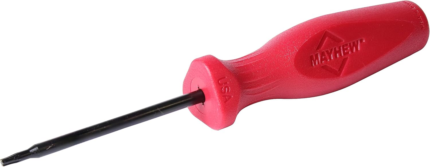 Mayhew Tools 27400 USA Torx Screwdriver, Red, T10 x 3-Inch