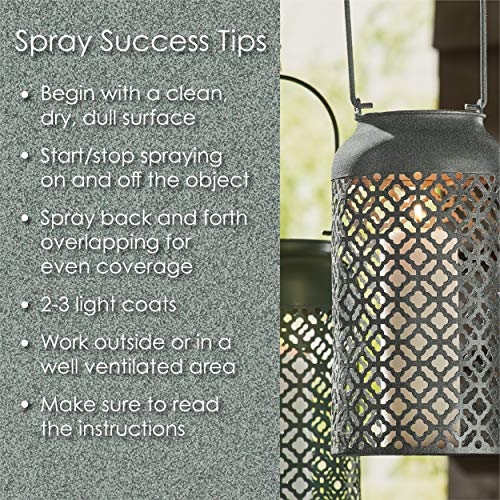 Krylon Fusion All-In-One Adhesive Spray Paint for Indoor/Outdoor Use, 12 oz, Granite