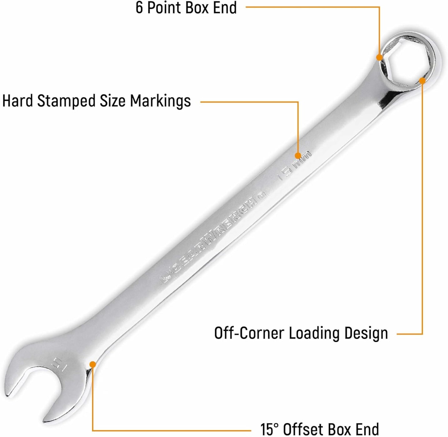 GEARWRENCH 28 Piece Combination Wrench Set | 6 Point | SAE & Metric ...