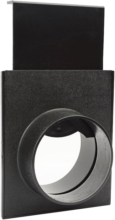 Big Horn 11442 4-Inch ABS Plastic Quick Coupling/Disconnect Blast Gate for Vacuum/Dust Collector (Replaces Jet JW1007)