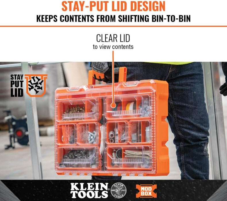 Klein Tools 54806MB MODbox Tall Component Box, Full Width