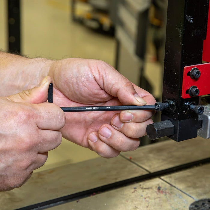 Klein Tools BLS22H Long Ball-End Hex Key Set with Handle, SAE and Metric, 22-Piece