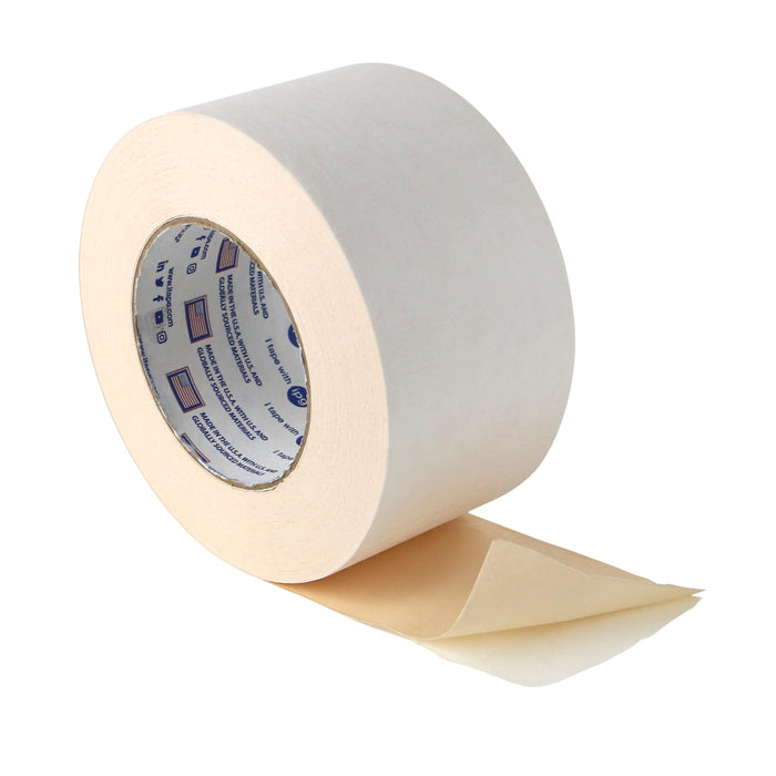 IPG 72730 Double Sided Flatback Paper Tape 591, 3 in. x 36 yds, Beige