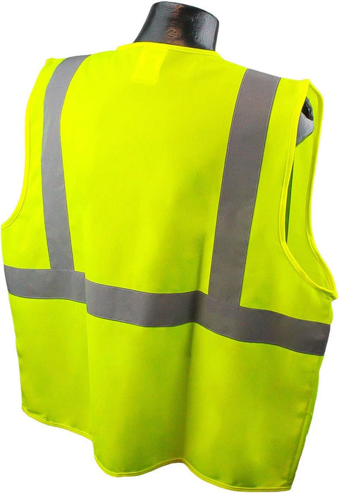 Radians SV2GML Class 2 Mesh Safety Vest, Green, Large