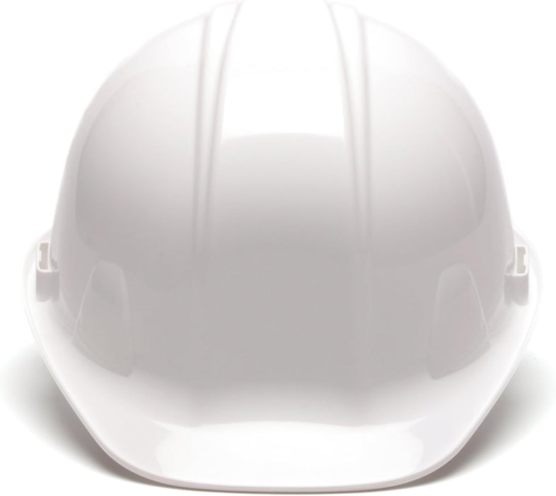 Pyramex HP16110 SL Series Cap Style Hard Hat 6 Point Ratchet Suspension White