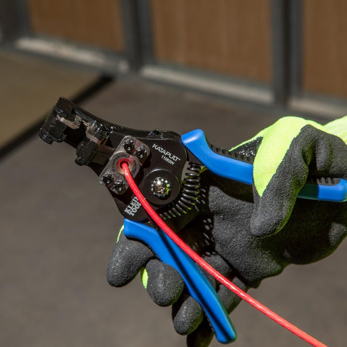 Klein Tools 11063W Katapult Wire Stripper and Cutter for Solid and Stranded Wire