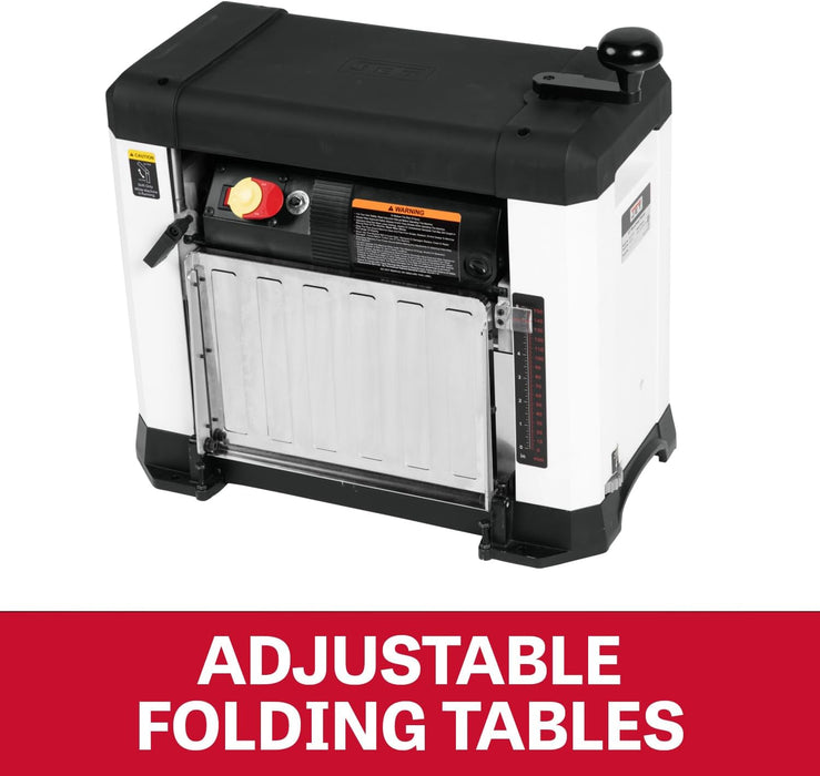 JET 13-Inch Benchtop Planer, Helical Style, 18/26 FPM, 120V 1Ph (Model JWP-13BT)