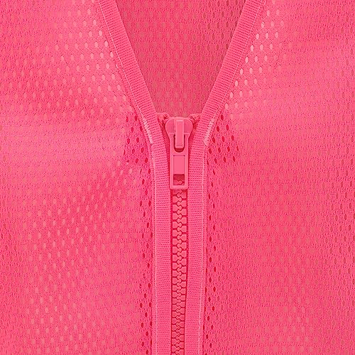 Radians SV22-1 Economy Type O Class 1 Safety Vest Size 2X-Large, Pink Mesh with Contrasting Tape - 1 Each