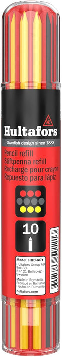 Hultafors Tools 650120U Dry Marker Refills HRD GRY, Red, Graphite, Yellow