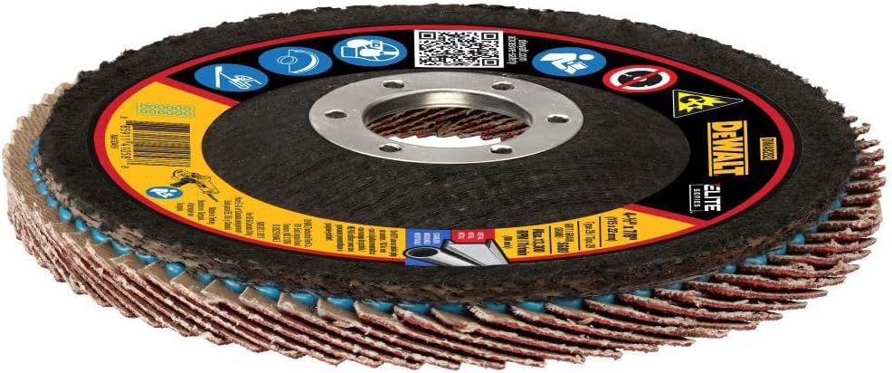 DEWALT DWA8282 80G T29 XP Ceramic Flap Disc, 4-1/2" x 7/8"