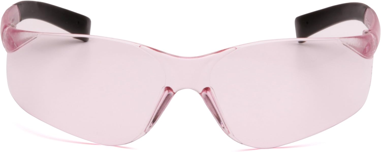 Pyramex S2517SN Mini Ztek Safety Glasses Pink Lens Pink Frame ANSI Z87+