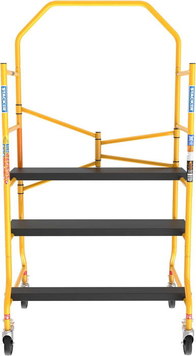 Stacker S-IRM4G0 5FT High Portable Scaffold, 750 lb Capacity, Indoor Utility Work Platform for Interior Projects