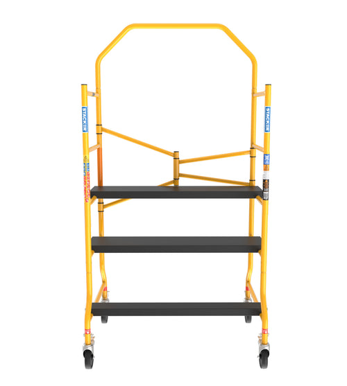 Stacker S-IRM4G0 5FT High Portable Scaffold, 750 lb Capacity, Indoor Utility Work Platform for Interior Projects