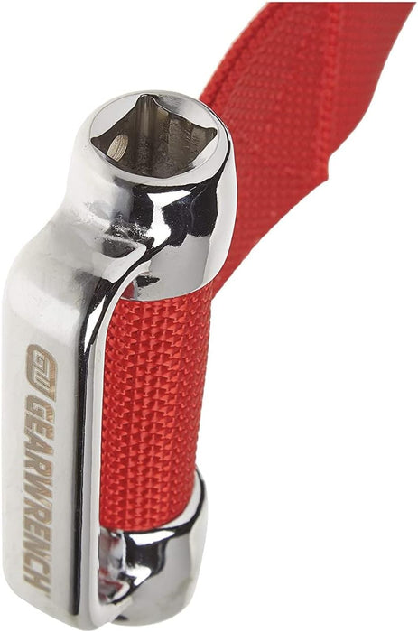 GEARWRENCH 3529D Heavy-Duty Oil Filter Strap Wrench, 3/8" & 1/2" Drive