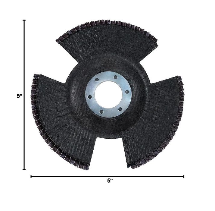 FLEX FA302006 5-inch 40 Grit SightMAX Flap Disc, Type 29