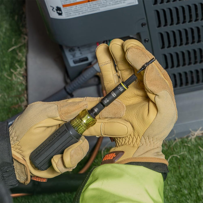 Klein Tools 32527HD KNECT Impact-Rated HVAC Screwdriver / Nut Driver, 11-in-1