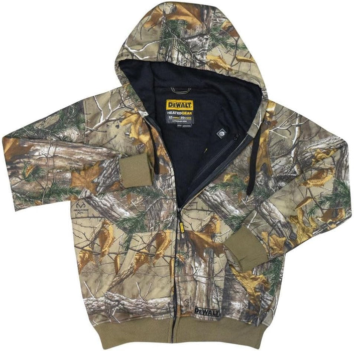 DEWALT Unisex Realtree Xtra Camouflage Heated Hoodie, X-Large, Camouflage - DCHJ074D1