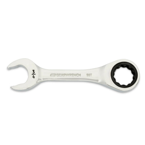 GEARWRENCH (86857) 3/4" 90-Tooth 12 Point Stubby Combination Ratcheting Wrench