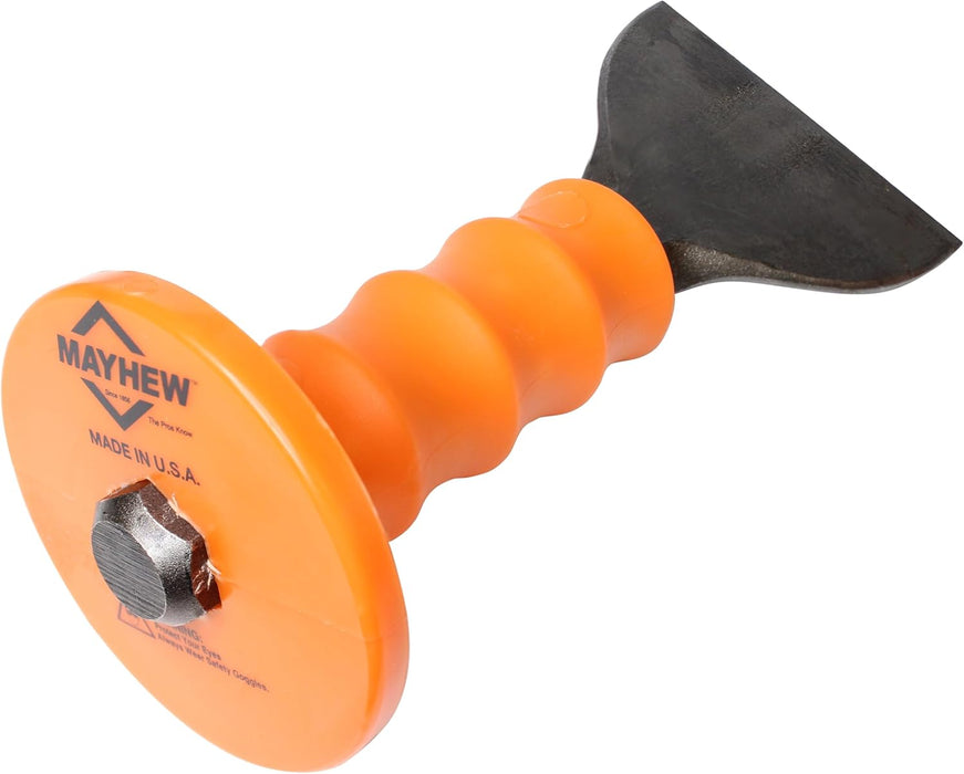 Mayhew Select 35105 3-1/2-by-7-1/4-Inch Handguarded Mason Chisel