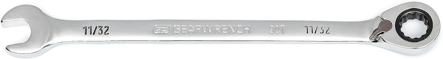 GEARWRENCH 90T 11/32" Reversible Ratcheting Combination Wrench - 86642