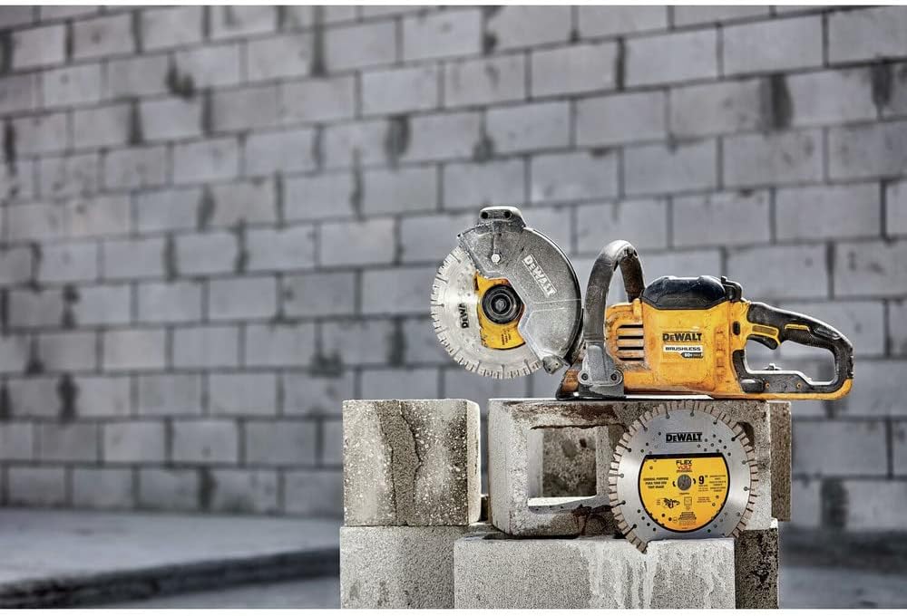 DEWALT 9" x 7/8" Flexvolt Masonry/Concrete Diamond Cutting Wheel - DWAFV8900