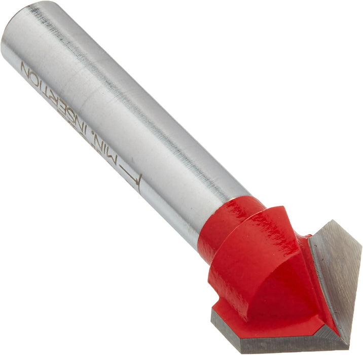 Freud (20-104) 90-Degree V-Grooving Bit with 1/4-Inch Shank, 1/2-Inch Diameter