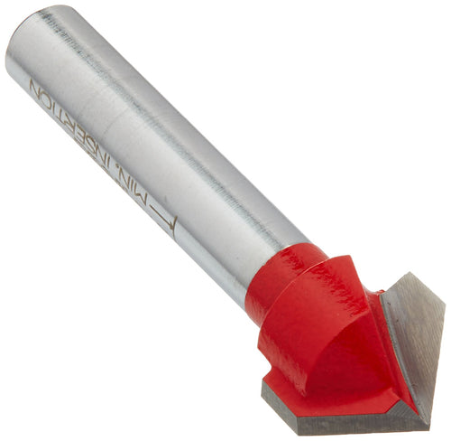 Freud (20-104) 90-Degree V-Grooving Bit with 1/4-Inch Shank, 1/2-Inch Diameter