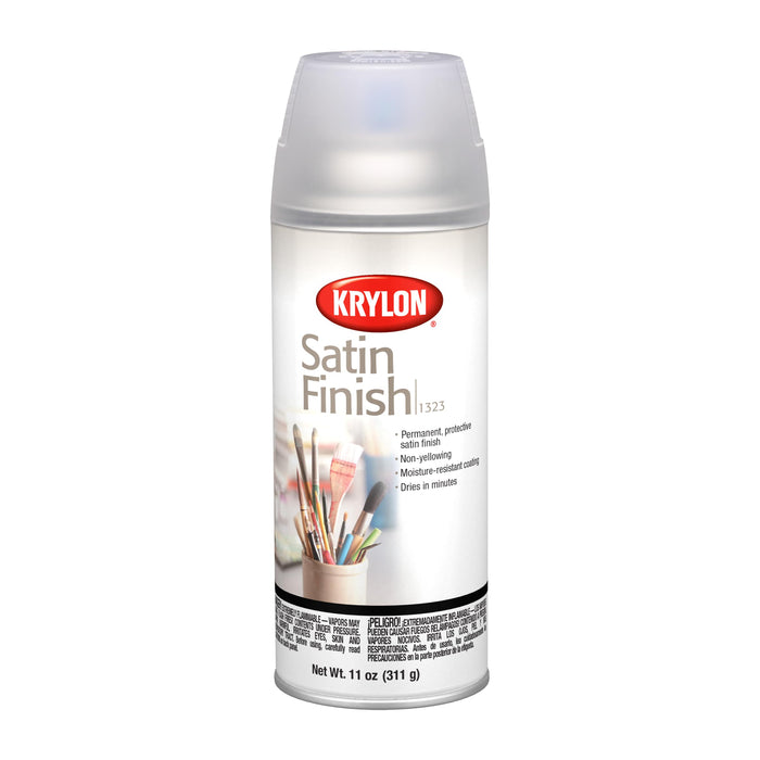 Krylon K01323000 Gallery Series Artist and Clear Coatings Aerosol, 11-Ounce, Satin Finish