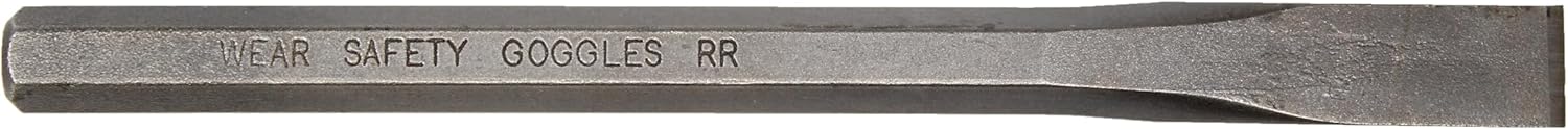 Mayhew Tools 10302 Carded Cold Chisel, 3/8" x 5", Shot Blast Finish