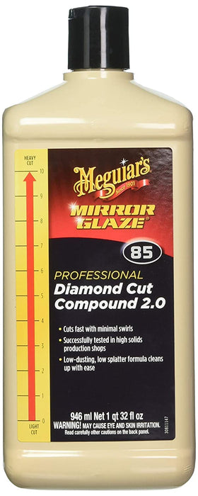 Meguiar's M8532 Diamond Cut Compound 2.0, M85, 32 oz.