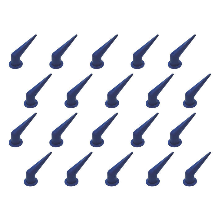 NEWBORN PC-620 Bent Cone for Sausage Guns - 45 degree Angled Nozzle for Enhanced Reach (Set of 20)
