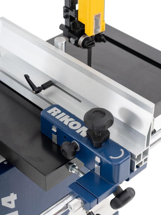 Rikon 10‑1414 14″ Deluxe Bandsaw Model - 1‑3/4HP Dual‑Voltage (115/230V) with Full 14″ Resaw Capacity, Dual Dust Ports, Cast‑Iron Table, Quick‑Adjust Fence & Tool‑Less Blade Guides