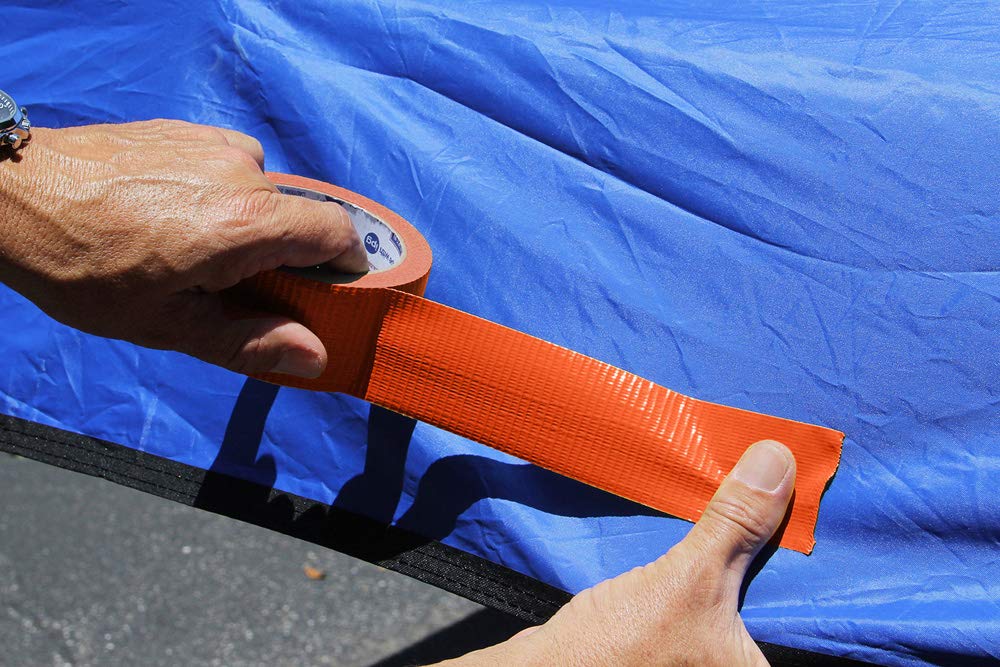 IPG (20C-0R2) JobSite DUCTape, Colored Duct Tape, 1.88" x 60 yd, Orange (Single Roll)