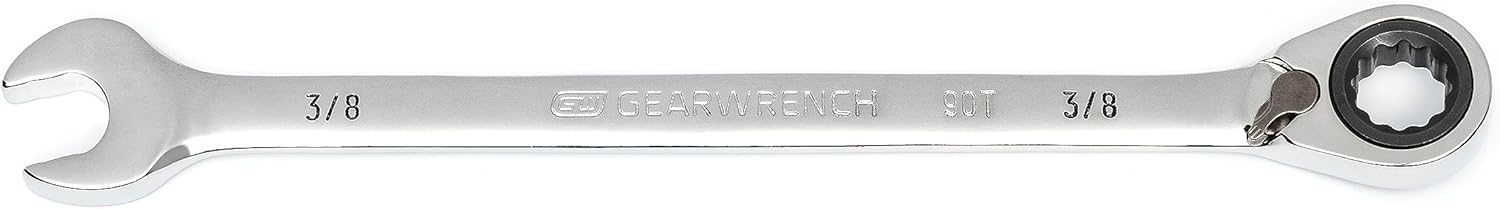 GEARWRENCH 90T 3/8" Reversible Ratcheting Combination Wrench - 86643