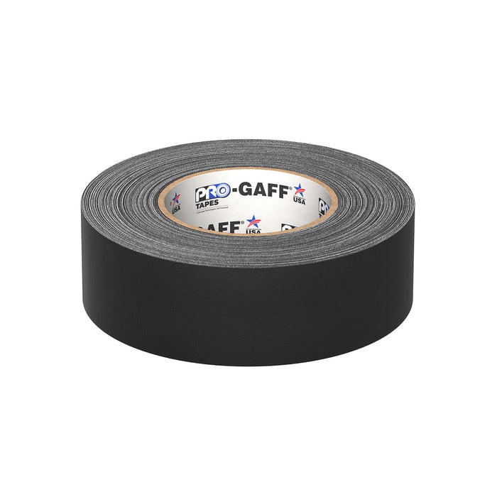 ProTapes 106061 Pro Gaffer Gaffers Tape, 2 in x 55 yd, Black (Pack of 1)