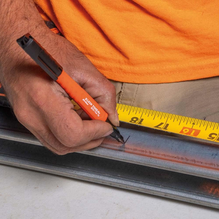 Klein Tools 861014 Skribes Fine Tip Permanent Markers, Black (Pack of 4)