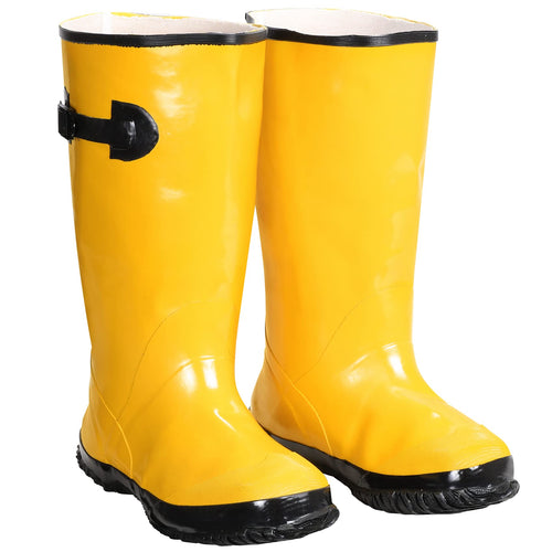 Custom Leathercraft R200-11 Men's Rain-Boots, Yellow, Size 11 US