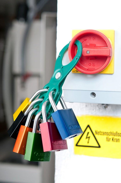 ABUS 72/30 KD Aluminum Safety Padlock Keyed Different with 1" Shackle, Black