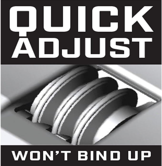 Crescent AT210CVS 10" Adjustable Black Oxide Cushion Grip Wrench, Carded, Red